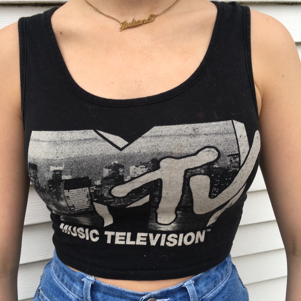 MTV cropped tank top